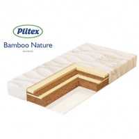 PLITEX Матрас BAMBOO NATURE кокос+латекс (119х60х11см)	БН-119-01
