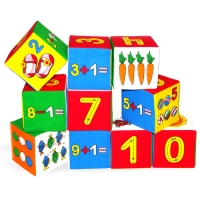 Игрушка кубики "Мякиши" (Умная математика) 177
