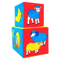 Игрушки кубики "Мякиши" (Чей детёныш) 169