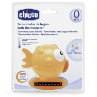 Термометр для ванны "Рыба-шар", жёлтый, CHICCO 320719043